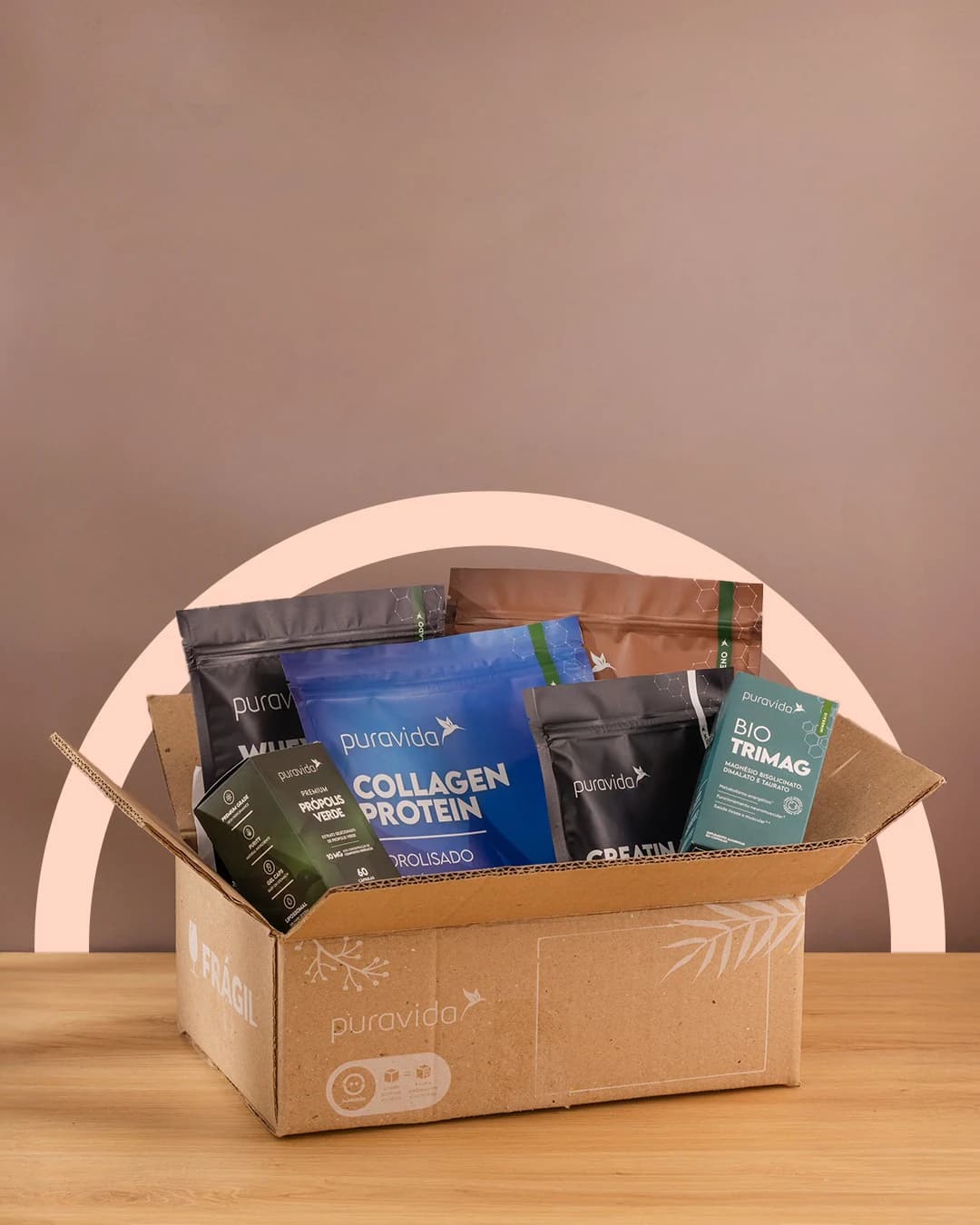 Desconto de Boas-Vindas Puravida Banner da promoção Desconto de Boas-Vindas – R$100 OFF na primeira compra Puravida