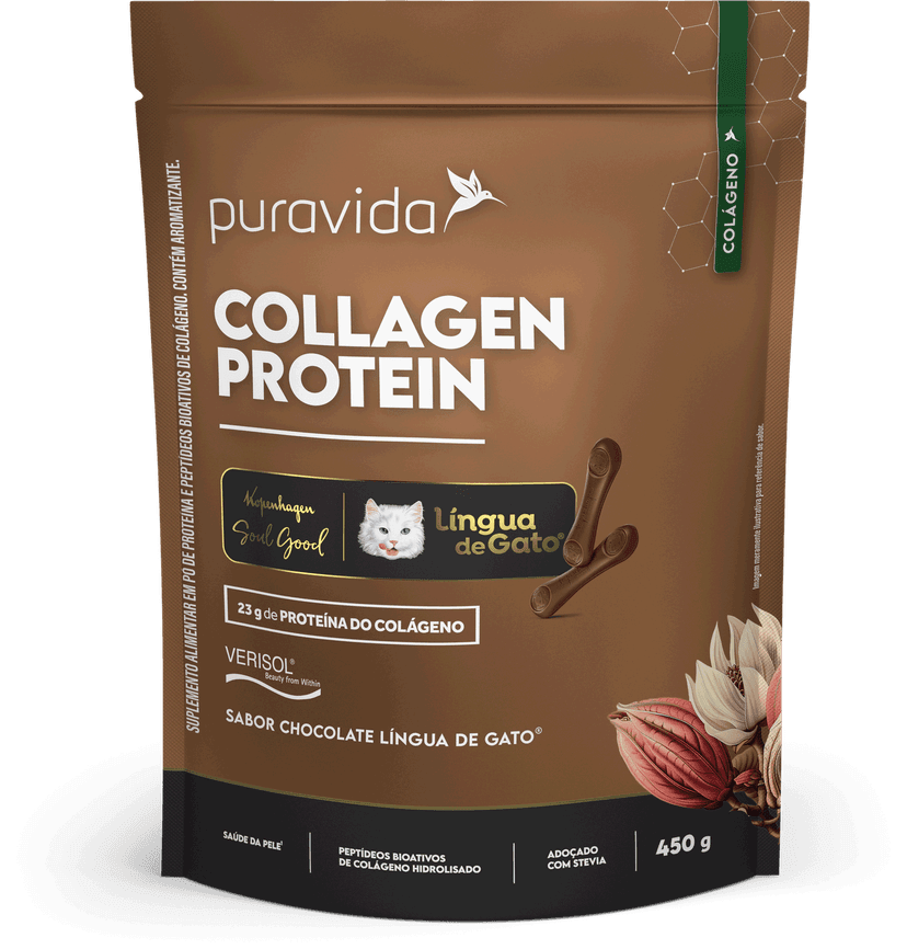 Collagen Protein Língua de Gato 450 g Collagen Protein Língua de Gato 450 g