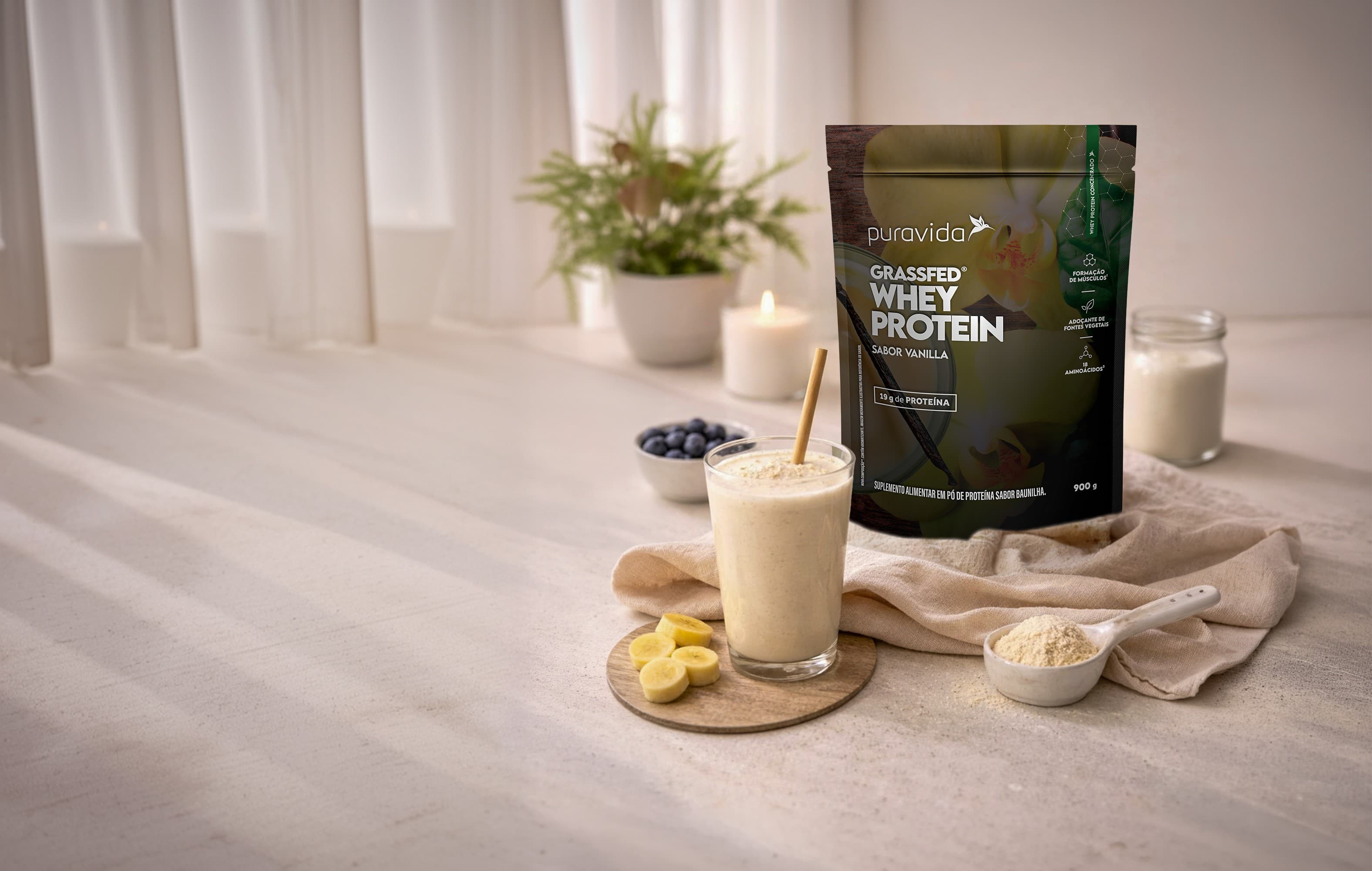 Whey Vanilla na cozinha Whey Vanilla na cozinha
