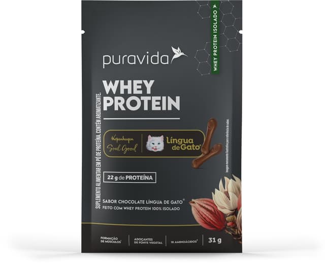 Whey Protein Isolado Língua De Gato Whey Protein Isolado Língua De Gato