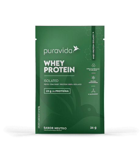 Whey Protein Isolado Puravida sabor neutro