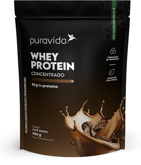 Whey Protein Concentrado sabor Café Mocha 450 g Pouch de Whey Protein Concentrado sabor Café Mocha 450 g