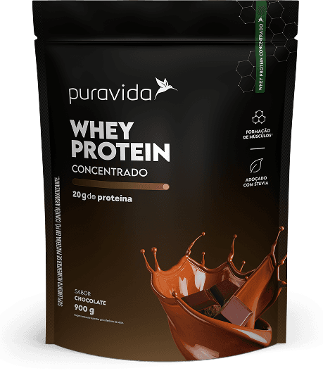 Whey Protein Concentrado sabor Chocolate 450 g Pouch de Whey Protein Concentrado sabor Chocolate 450 g