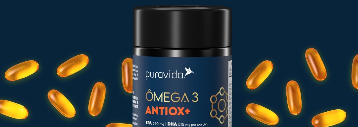 Ômega 3 Antiox+ da Puravida Ômega 3 Antiox+ da Puravida