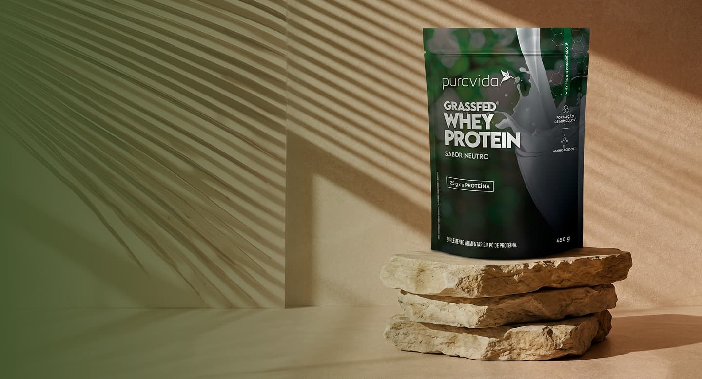 Whey Grassfed Neutro sobre pedras Whey Grassfed Neutro sobre pedras