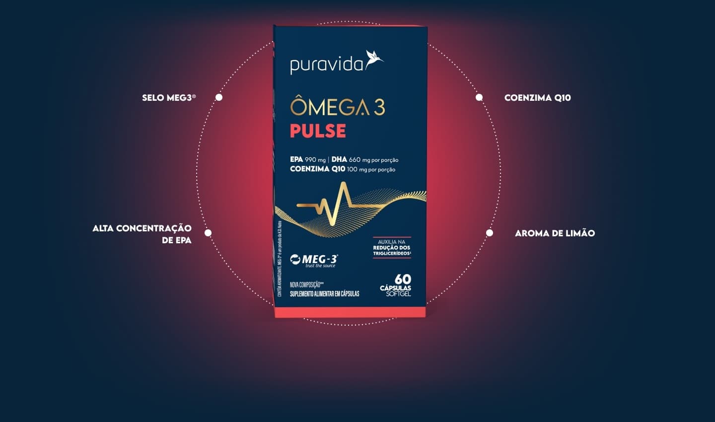 Diferenciais do Ômega 3 Pulse Diferenciais do Ômega 3 Pulse