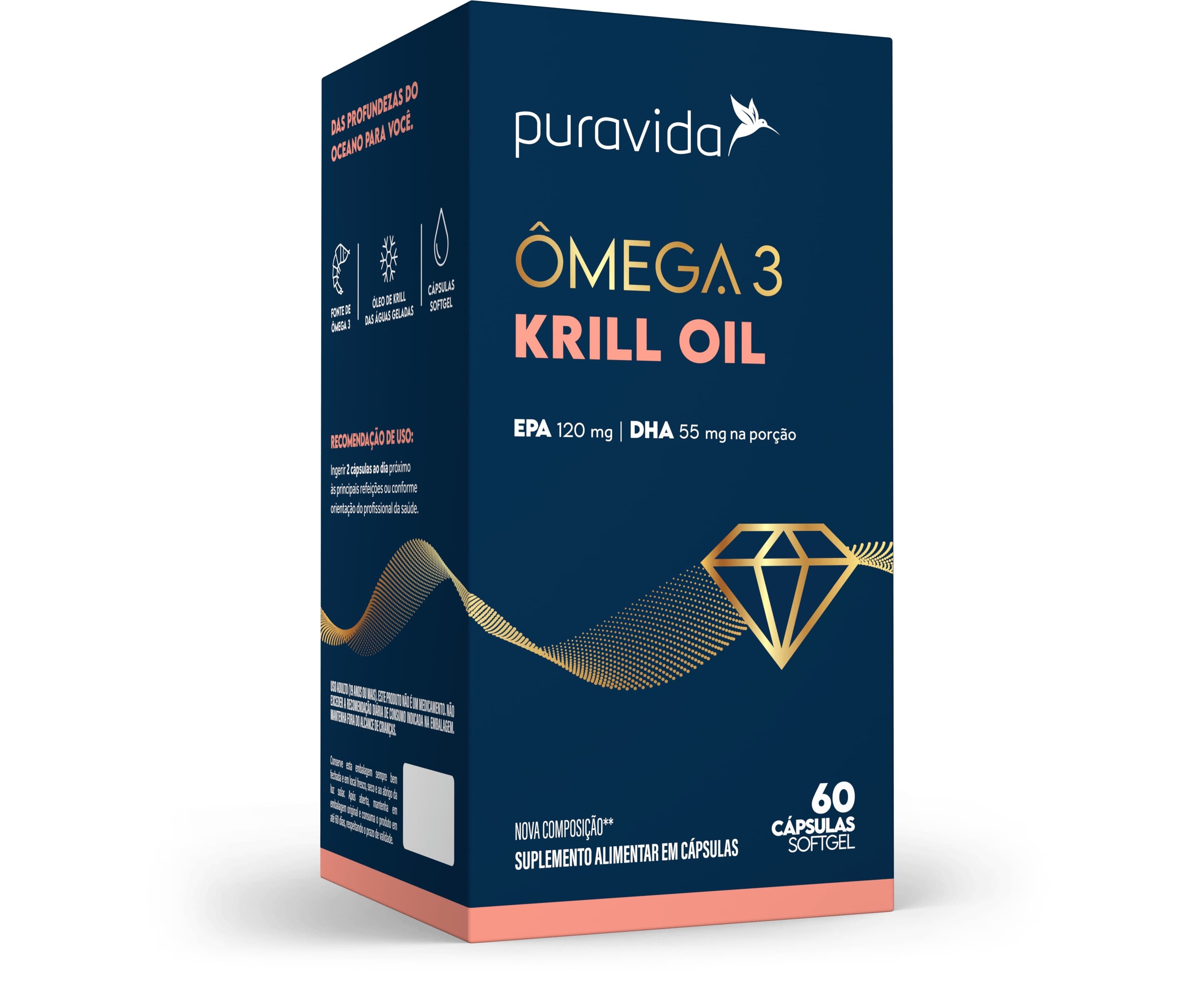 Ômega 3 Krill Oil 60 cápsulas Ômega 3 Krill Oil 60 cápsulas