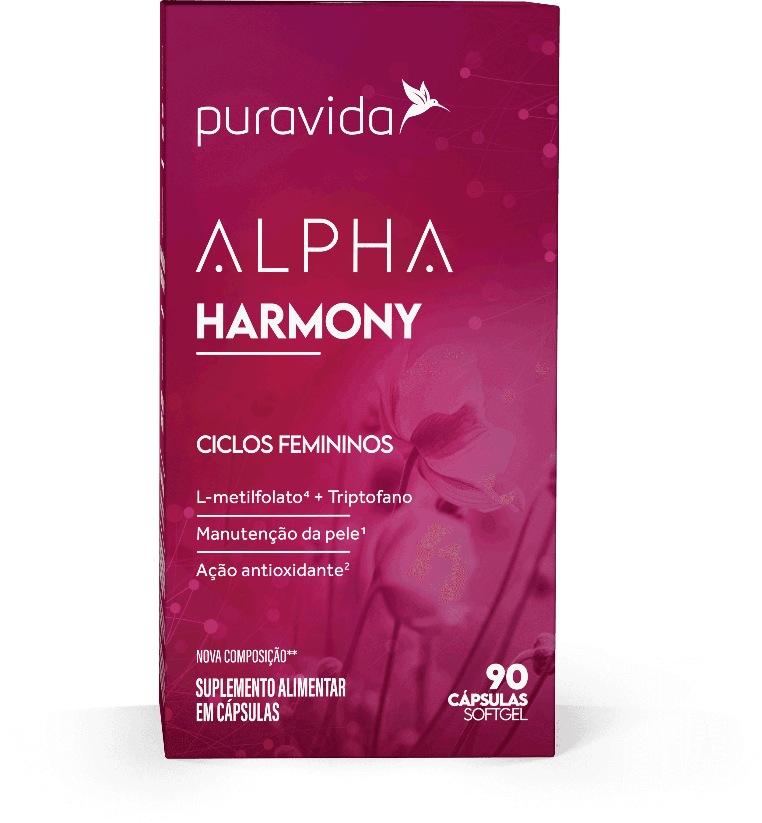 Alpha Harmony Caixa de Alpha Harmony 90 cápsulas softgel