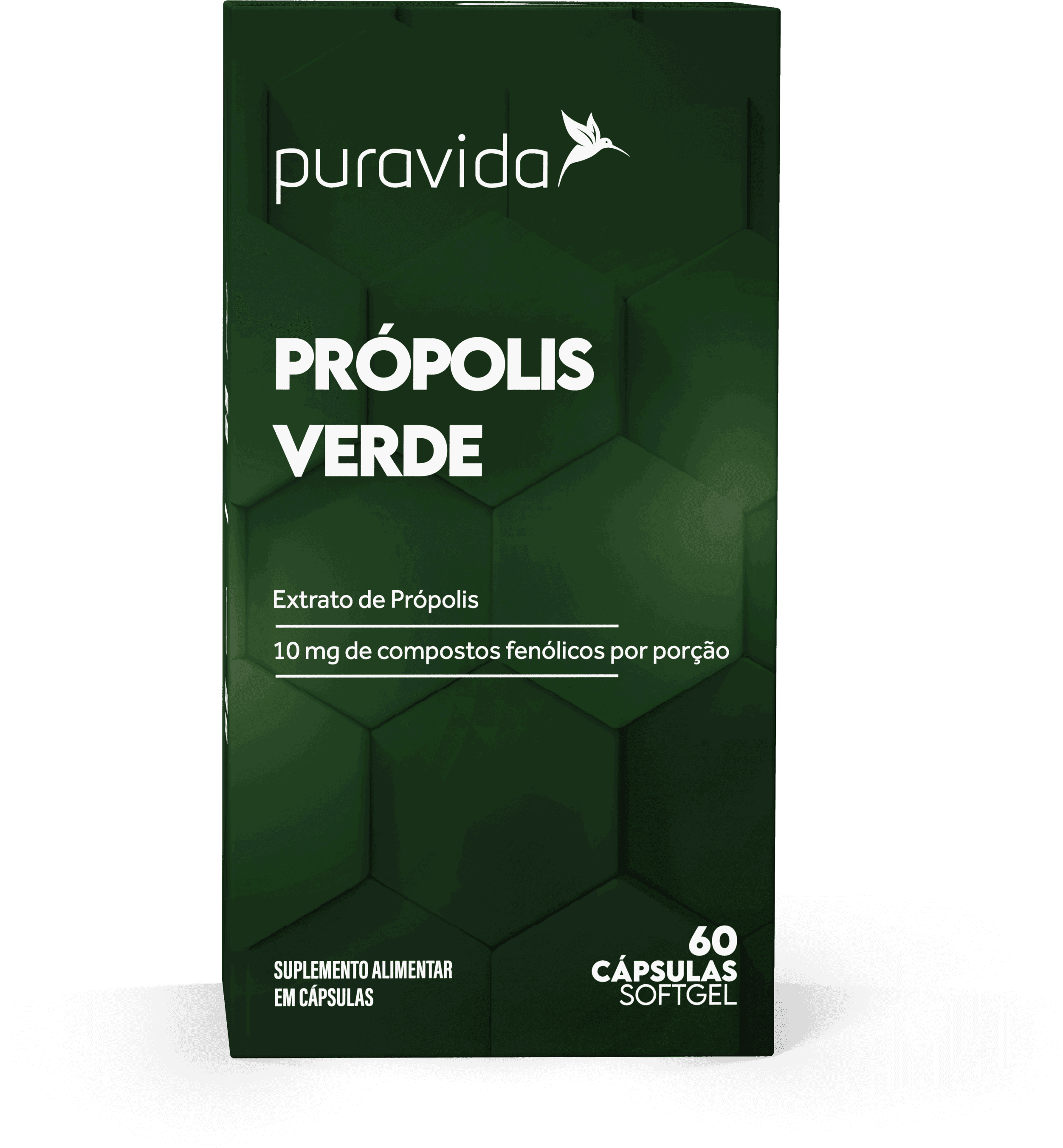 Caixa Própolis Verde Puravida