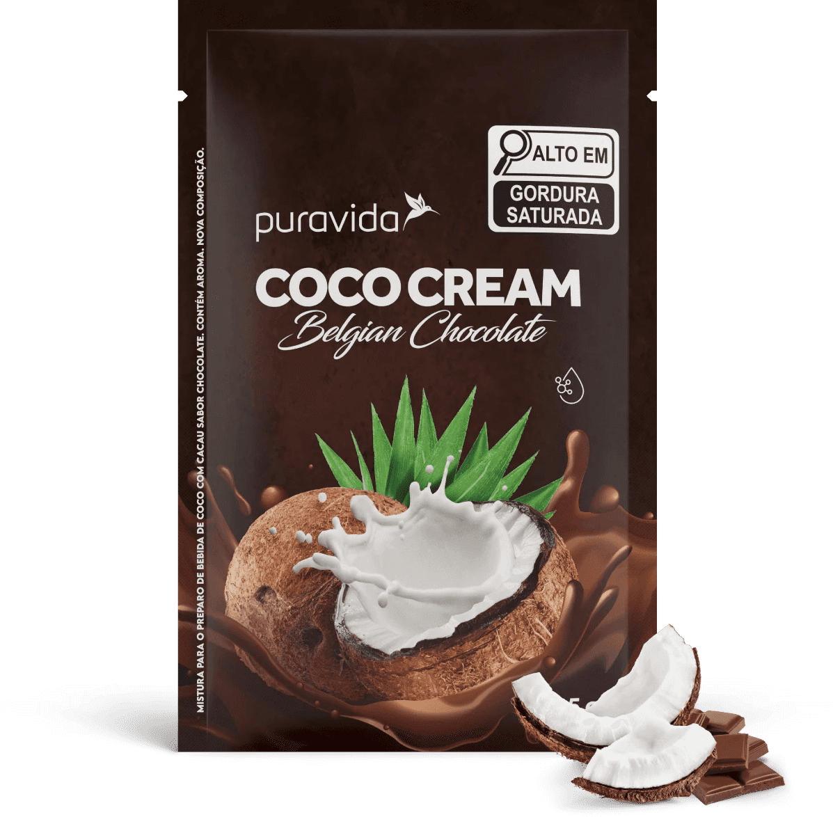 Coco Cream Belgium Chocolate sachê 25g Coco Cream Belgium Chocolate sachê 25g
