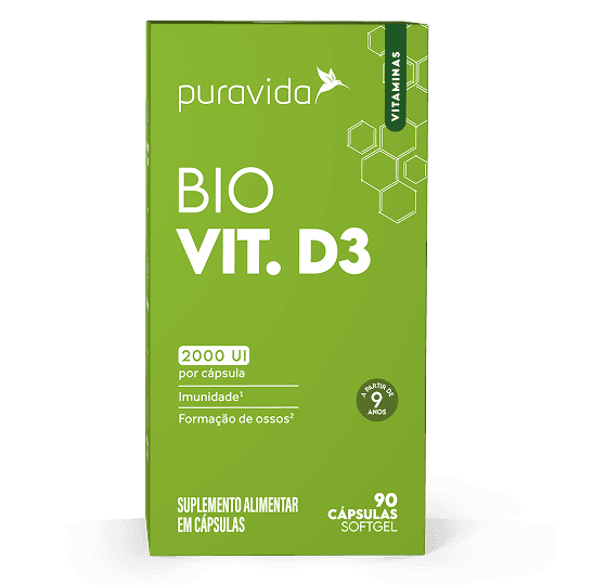 Bio Vit. D3 30 cápsulas Caixa de Bio Vit. D3 30 cápsulas
