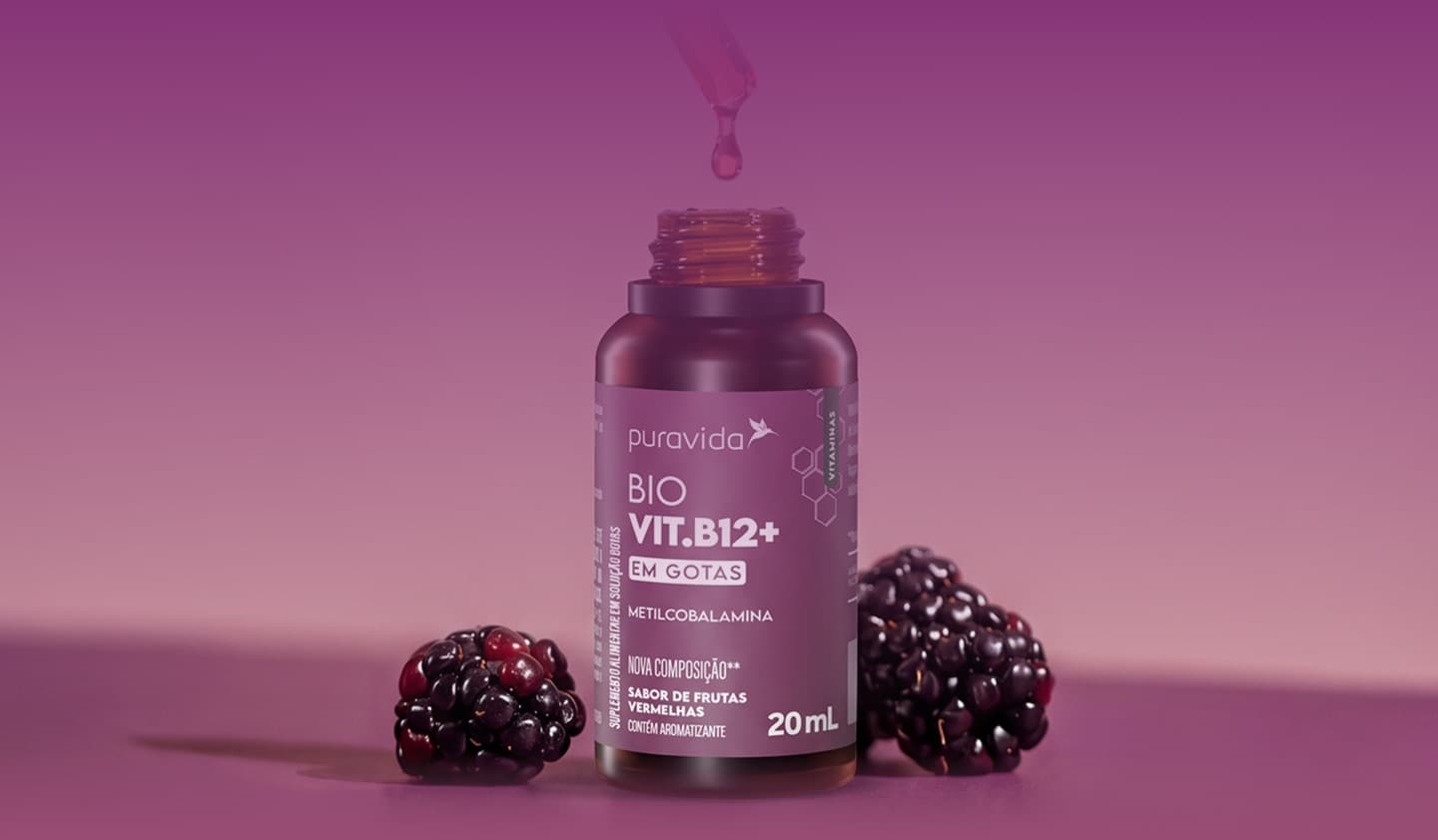 Bio Vit. B12+ - metilcobalamina em gotas Bio Vit. B12+ - metilcobalamina em gotas